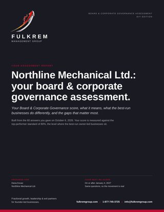 Board & Corporate Governance report cover