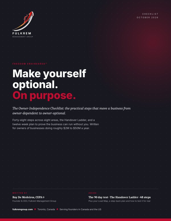 Cover of The Owner-Independence Checklist